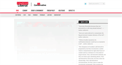 Desktop Screenshot of enlightenedliberal.com